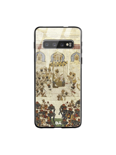 

DailyObjects Grey & Beige Royal Decree Samsung Galaxy S10 Plus Glass Case