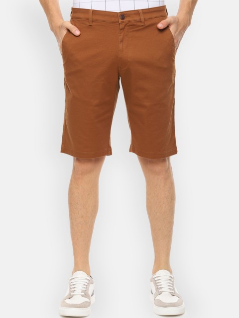 

Van Heusen Sport Men Brown Solid Regular Shorts
