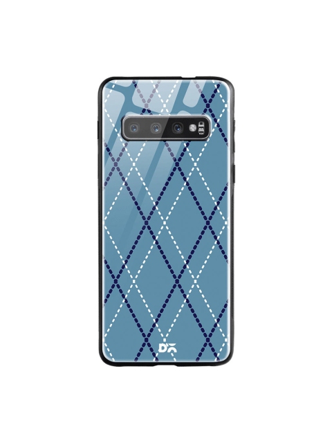 

DailyObjects Blue & White Blueberry Diamond Rope Samsung Galaxy S10 Glass Case