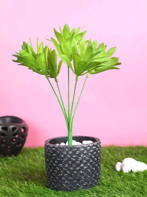 

Pollination Green Artificial Succulent Bunch without Pot