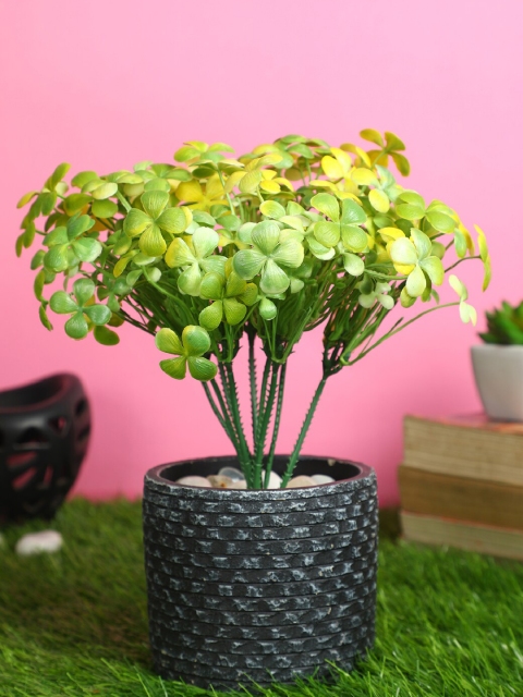 

PolliNation Pack of 2 Yellow Artificial Waterclover Bunch without Pot