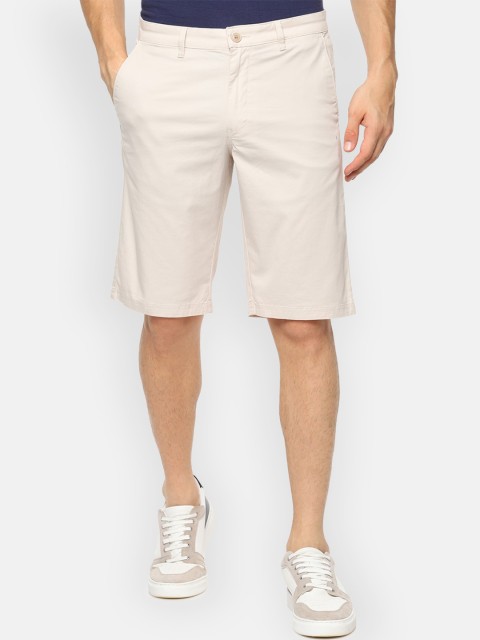 

Van Heusen Sport Men Cream Solid Regular Shorts