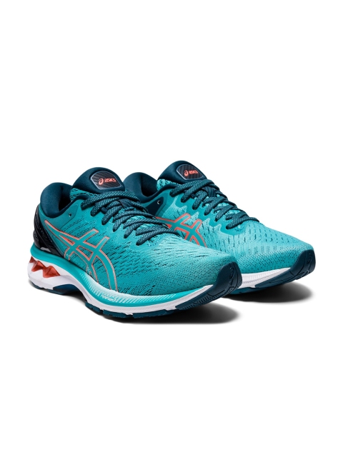 

ASICS Women Turquoise Blue GEL-KAYANO 27 Running Shoes