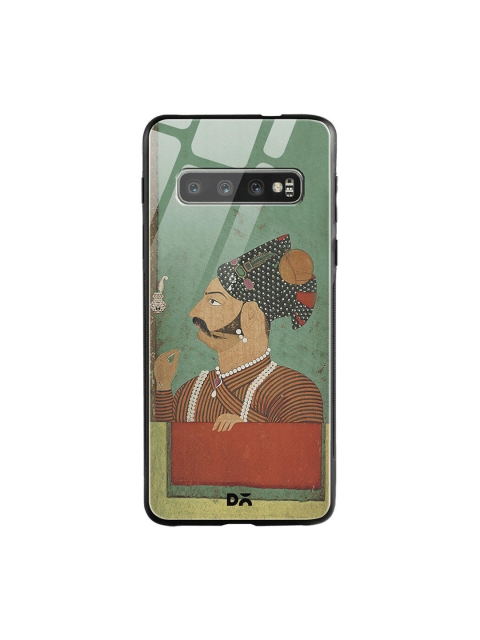 

DailyObjects Green & Black Rajput Facial Hair Samsung Galaxy S10 Glass Case