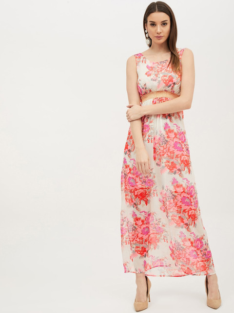 

Harpa Women Off-White Printed Maxi Dress