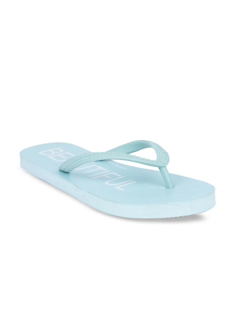 

Bata Women Blue Solid Thong Flip-Flops