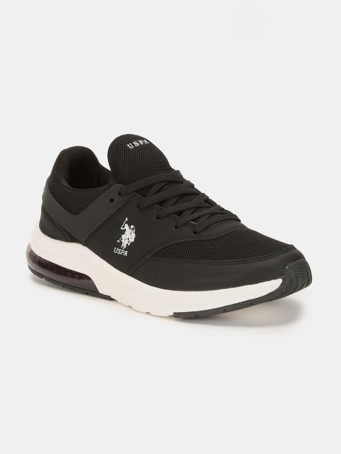 

U.S. Polo Assn. Men Black Synthetic Walking Shoes