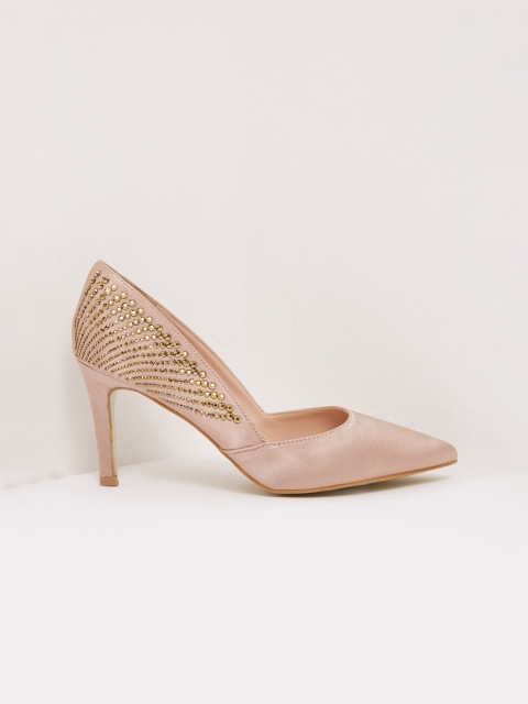 

shoexpress Women Beige Solid Pumps