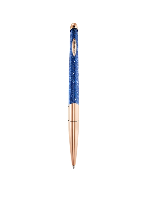 

SWAROVSKI Rose Gold-Plated Blue Crystal-Studded Stardust Ballpoint Pen