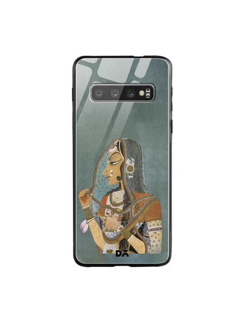 

DailyObjects Grey & Brown Vieled Woman Samsung Galaxy S10 Glass Case