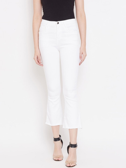 

Nifty Women White Bootcut Mid-Rise Clean Look Jeans