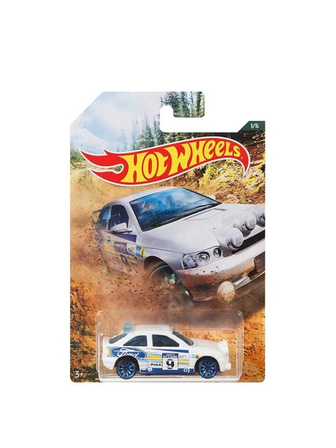 

Hot Wheels Kids White & Blue Rally Sport Ford Escort