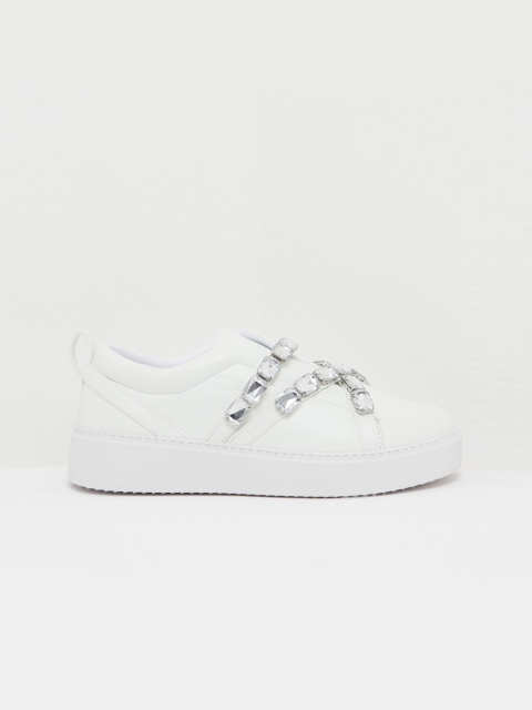 

shoexpress Women White Walking Shoes