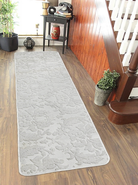 

Saral Home Grey WOven Design Sirie Anti-Skid Floor Runner