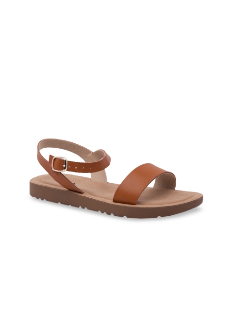 

Rocia Women Tan Brown Solid Open Toe Flats