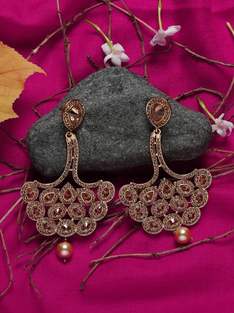 

Mali Fionna Gold-Toned Contemporary Jhumkas