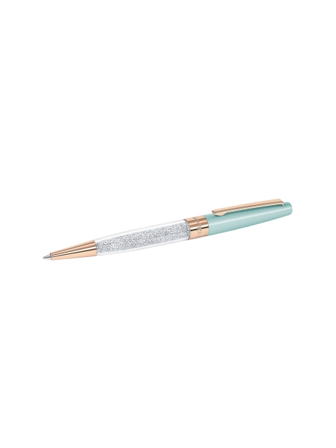 

SWAROVSKI Rose Gold-Plated Green Crystal-Studded Stardust Ballpoint Pen