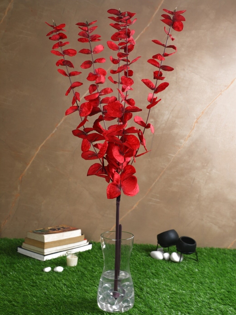 

Pollination Red Premium Artificial Eucalyptus Flower Stick