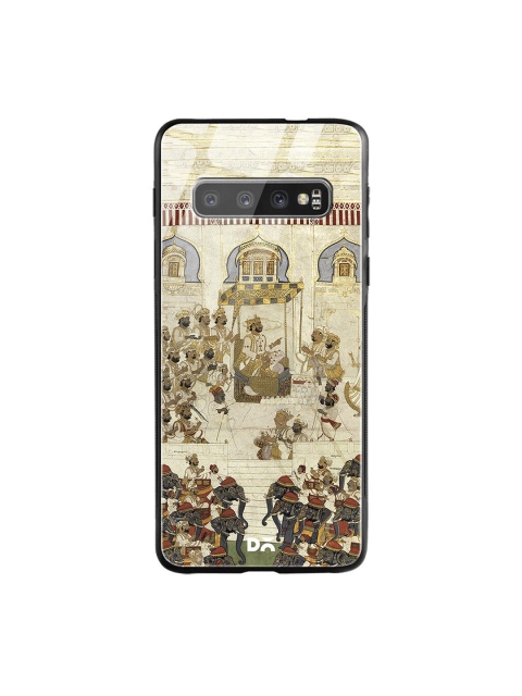 

DailyObjects Grey & Beige Royal Decree Samsung Galaxy S10 Glass Case