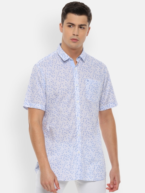 

Van Heusen Sport Men Blue Slim Fit Printed Casual Shirt