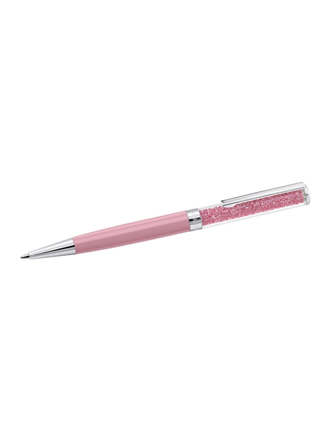 

SWAROVSKI Pink & Silver-Toned Rhodium-Plated Crystalline Ballpoint Pen