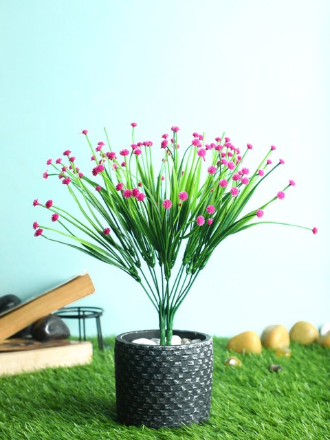 

PolliNation Pink & Green Set of 2 Vibrant Artificial Gypso Bush without Pot