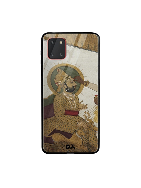 

DailyObjects Brown & Grey Royal Tiika Samsung Galaxy Note 10 Lite Glass Case