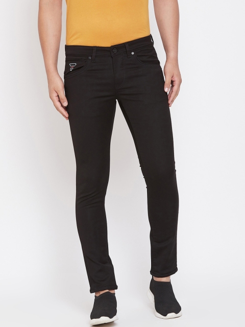 

American Archer Men Black Skinny Fit Mid-Rise Clean Look Stretchable Jeans