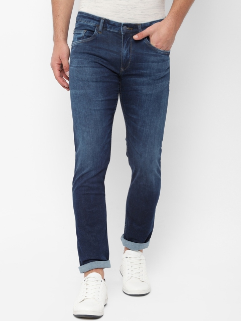 

Solly Jeans Co. Men Blue Skinny Fit Mid-Rise Clean Look Stretchable Jeans