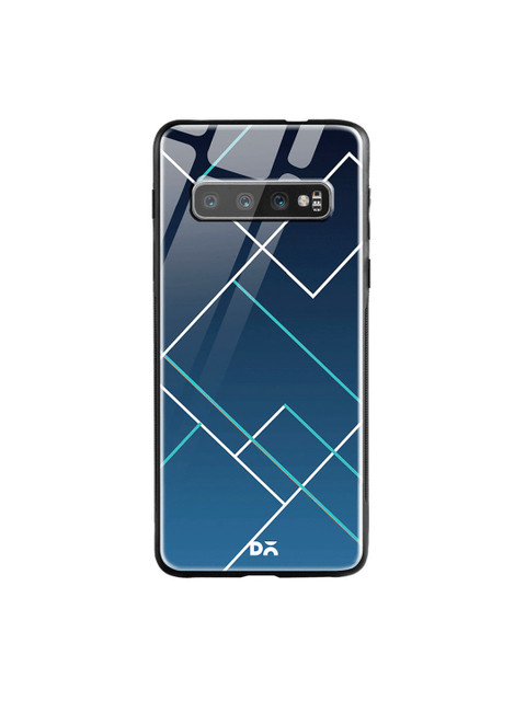

DailyObjects Blue & White Nebula Tech Lines Samsung Galaxy S10 Glass Case