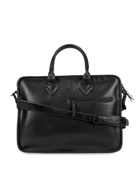 

scarters Unisex Black Solid 14 Inch Laptop Bag