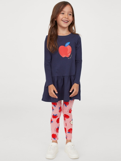 

H&M Girls Blue & Pink 2-Piece Cotton Set