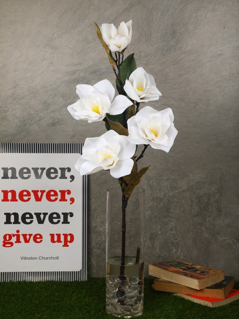 

PolliNation White Glorious Artificial Magnolia Flowers