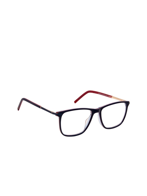 

David Blake Unisex Blue Solid Full Rim Rectangle Frames EWDB2279NWT3137C6