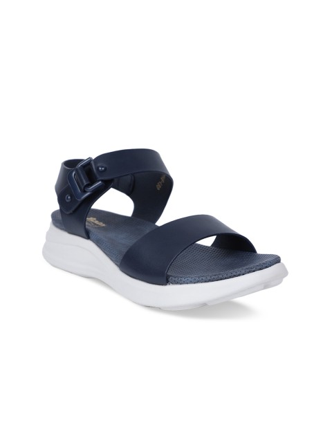 

Bata Women Navy Blue Open Toe Flats