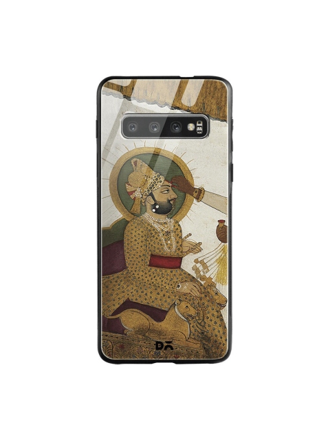 

DailyObjects Brown & Grey Royal Tiika Samsung Galaxy S10 Glass Case