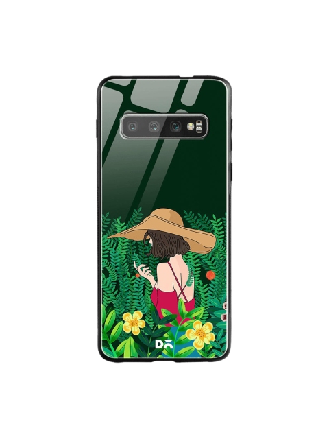 

DailyObjects Green & Brown Forest Girl Samsung Galaxy S10 Shock Absorbent Glass Case