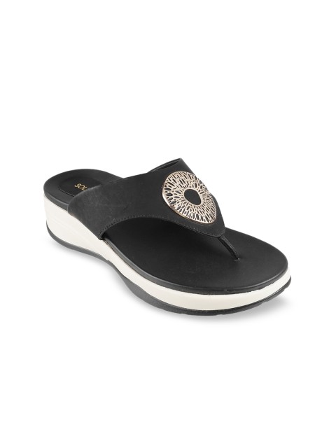 

SOLE HEAD Women Black Embellished Heels