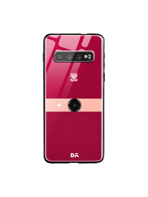 

DailyObjects Red & Pink Kodak Smile Samsung Galaxy S10 Shock Absorbent Glass Case