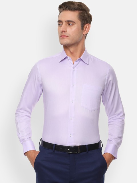 

Van Heusen Men Purple Regular Fit Solid Formal Shirt