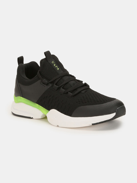 

U.S. Polo Assn. Men Black Textile Walking Shoes