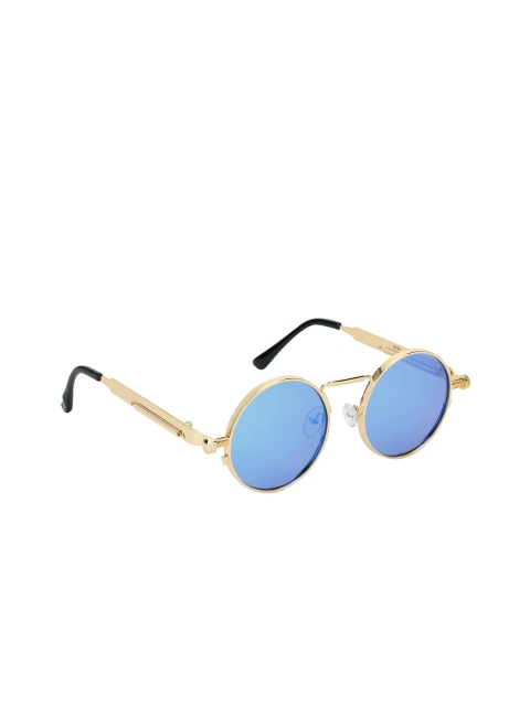 

Voyage Unisex Round Sunglasses 6634MG3422, Blue