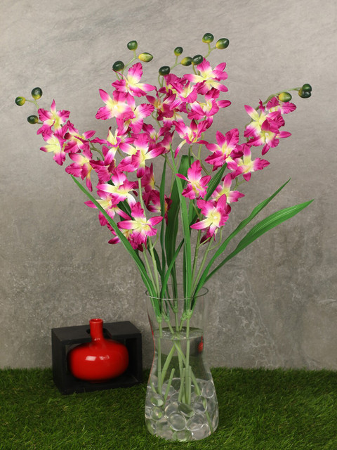 

PolliNation Set Of 5 Purple Gorgeous Artificial Orchid Flowers