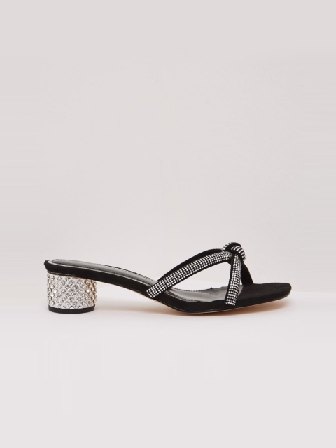 

shoexpress Women Black Embellished Sandals