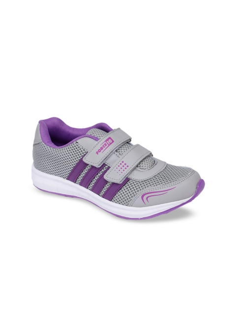 

Liberty Women Grey & Purple Walking Shoes