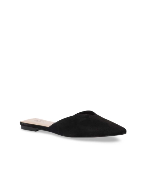 

Call It Spring Women Black Solid PU Mules