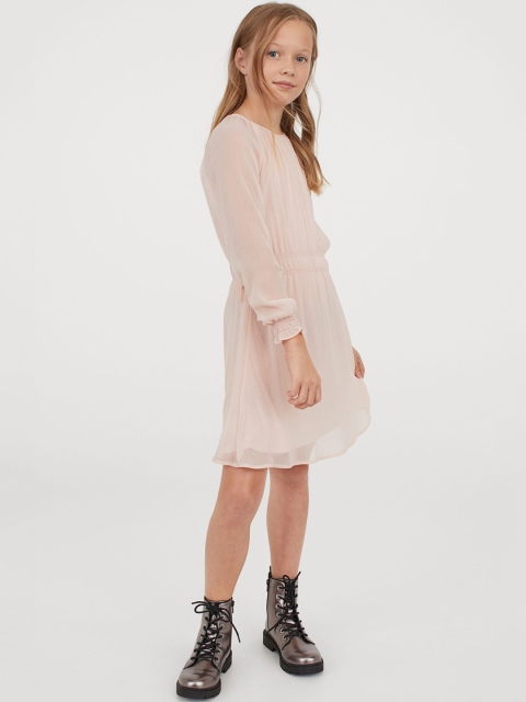 

H&M Girls Pink Smocked Dress