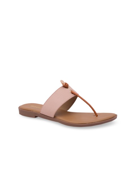 

Rocia Women Pink Solid T-Strap Flats