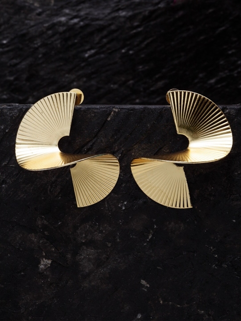 

DUGRISTYLE Gold Plated Handcrafted Contemporary Studs