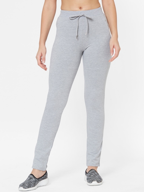 

Juliet Women Grey Melange Solid Sports Active Wear Track Pants